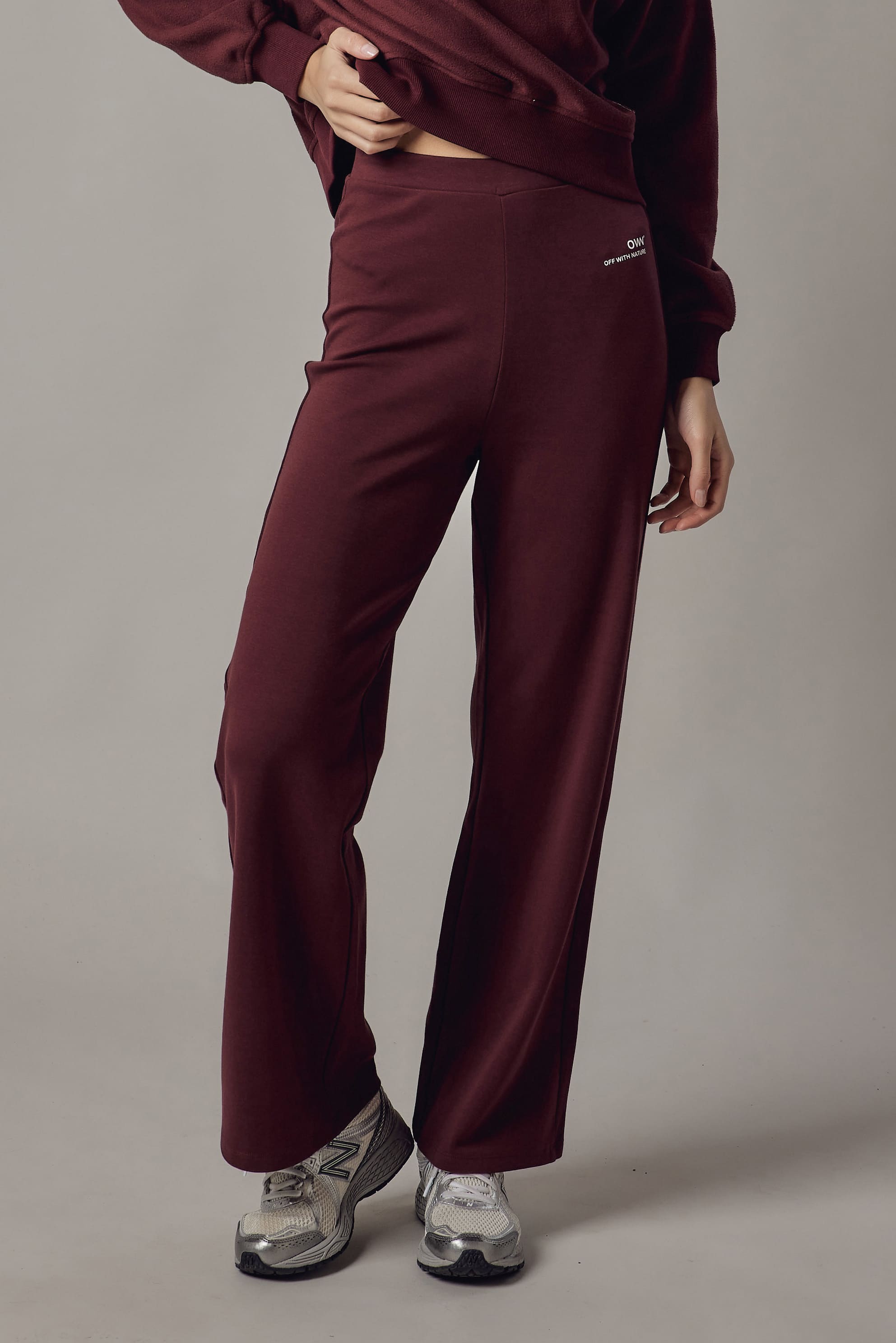 Interlock Prune Palazzo Pants