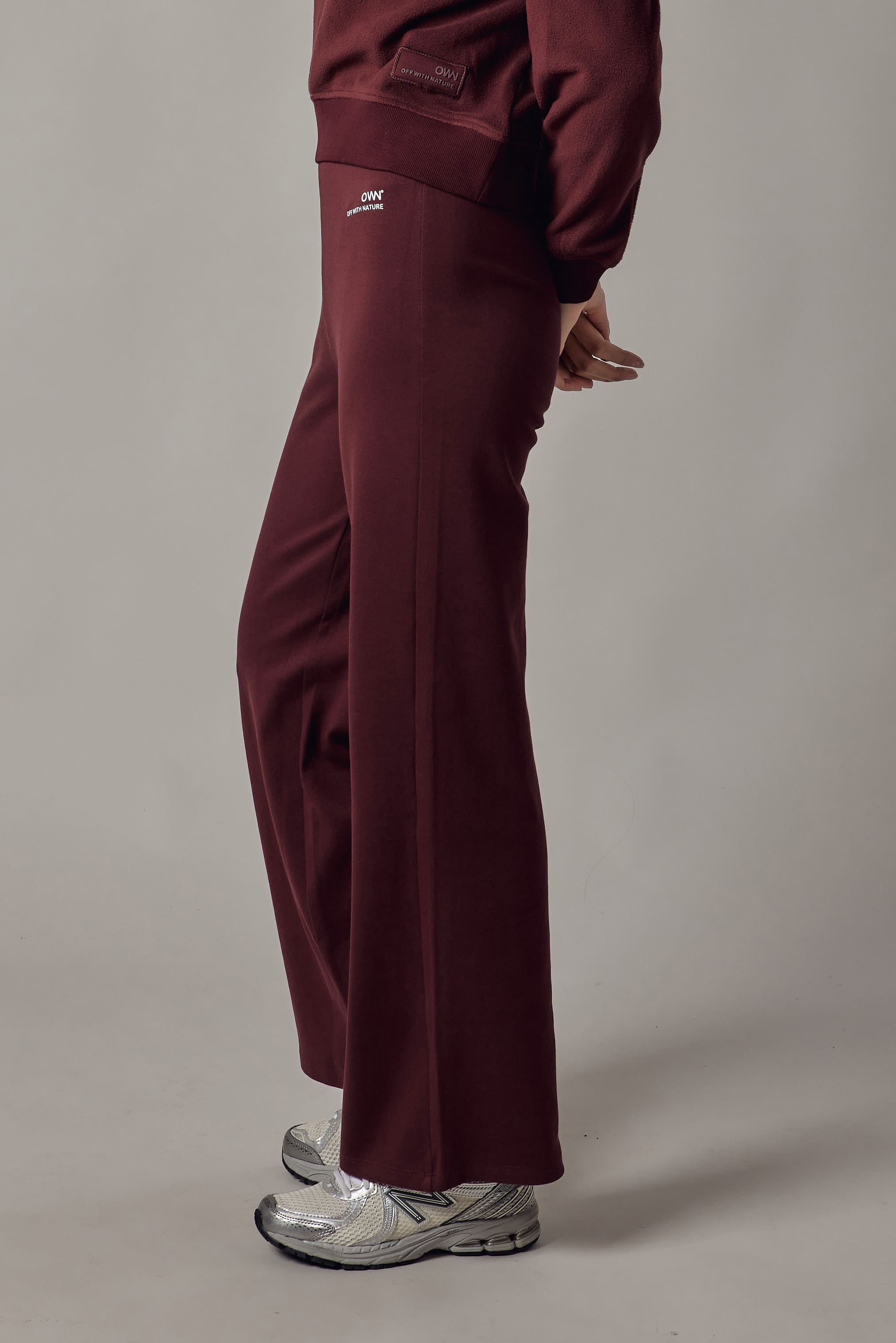 Interlock Prune Palazzo Pants