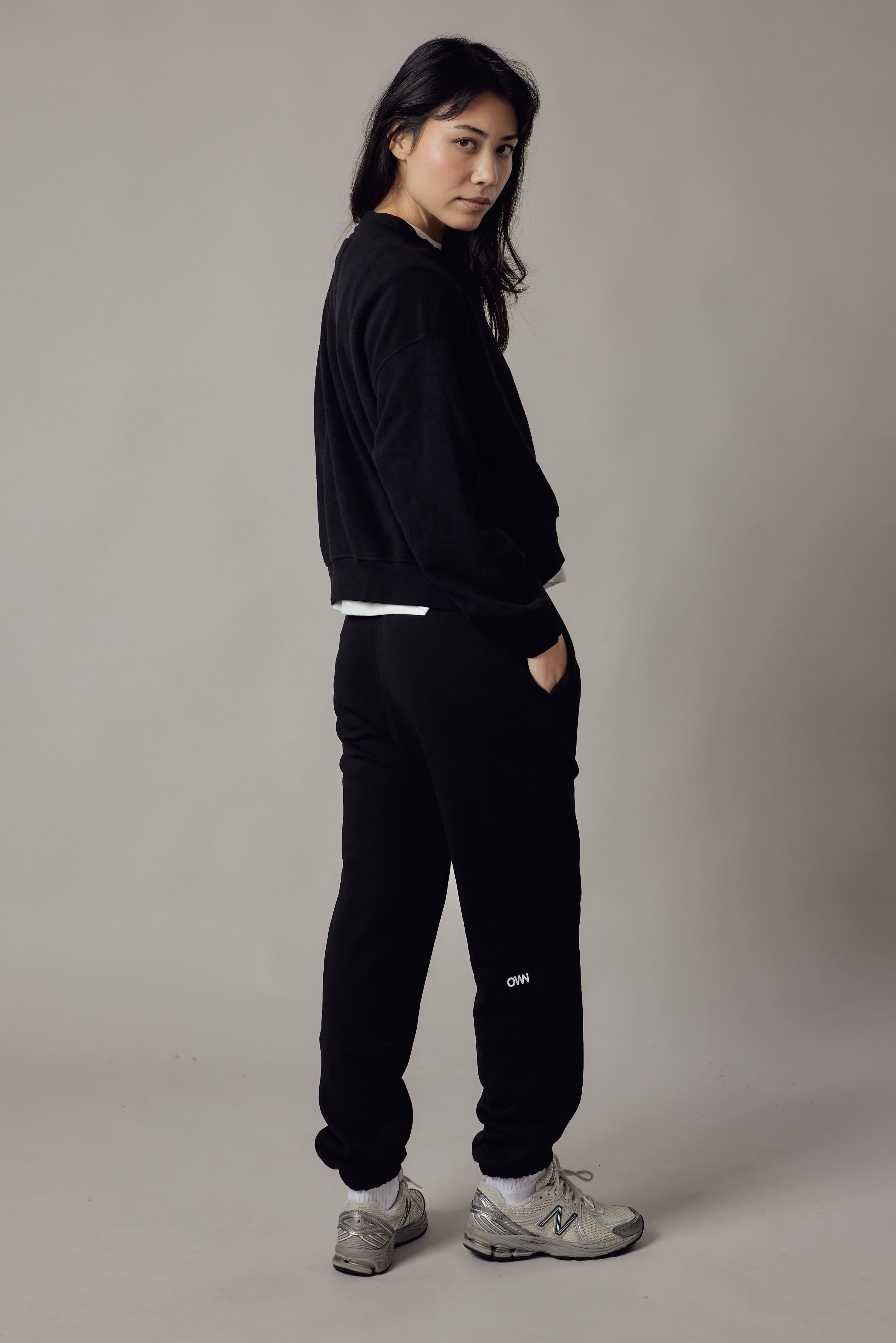 Pile Girocollo Black