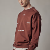 Set Felpa Girocollo + Joggers Loose Fit – Dusty Burnt