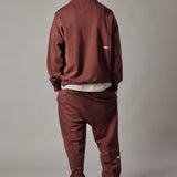Set Felpa Girocollo + Joggers Loose Fit – Dusty Burnt