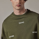 Loose Fit Crewneck Sweatshirt