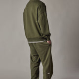 Loose Fit Crewneck Sweatshirt + Joggers Set – Dusty Sage