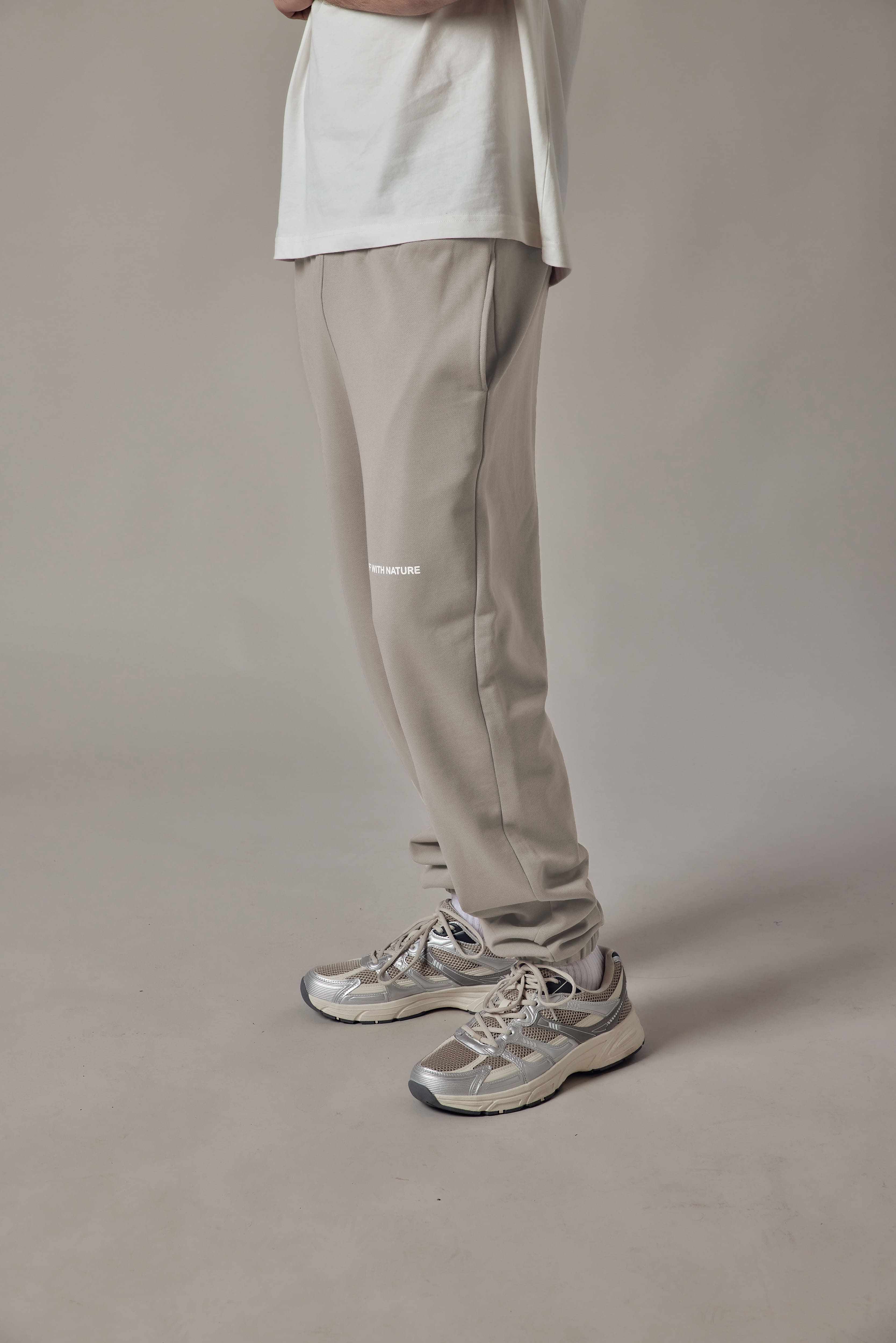 Joggers Loose Fit Unisex Beige