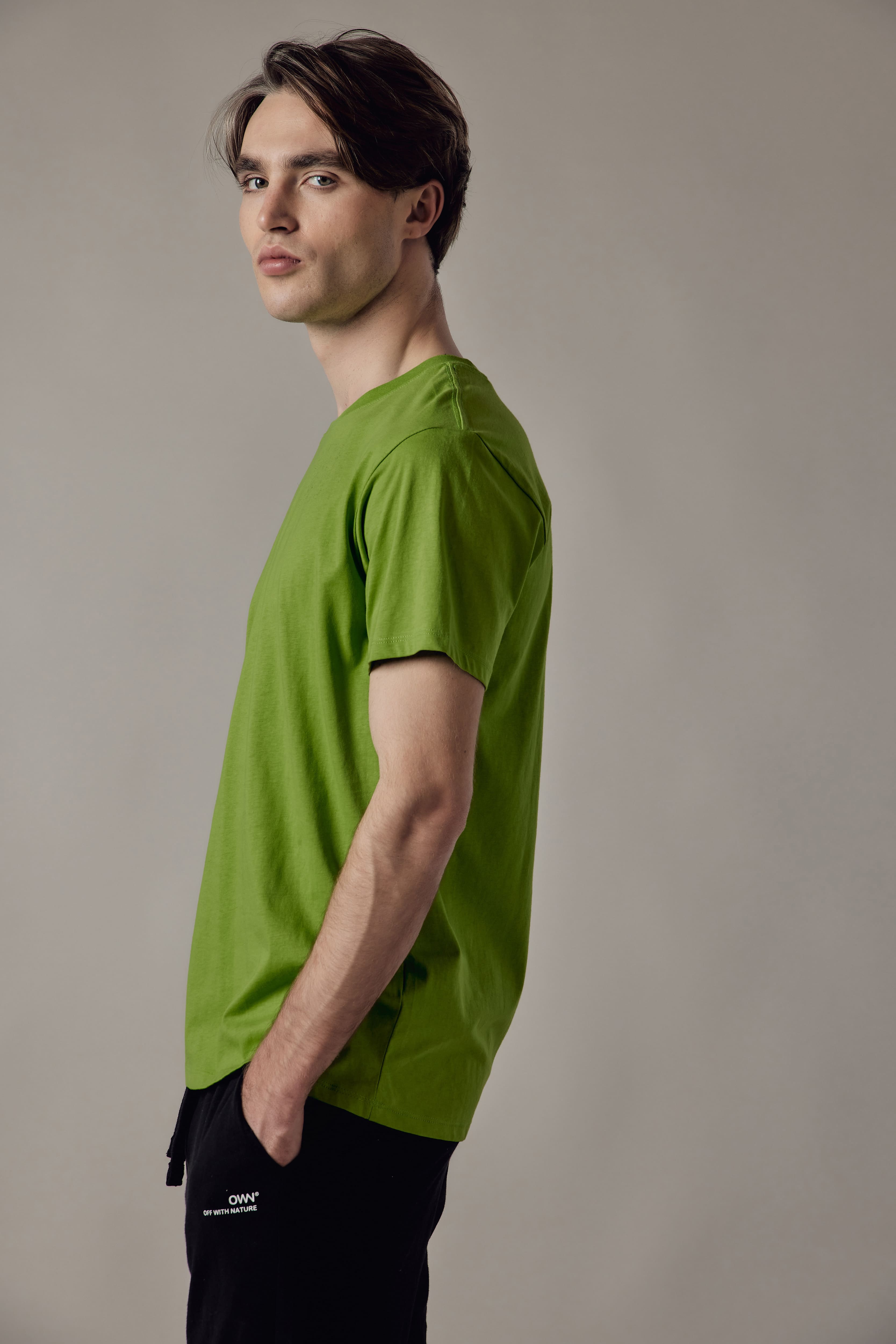 T-Shirt Girocollo Verde Mela