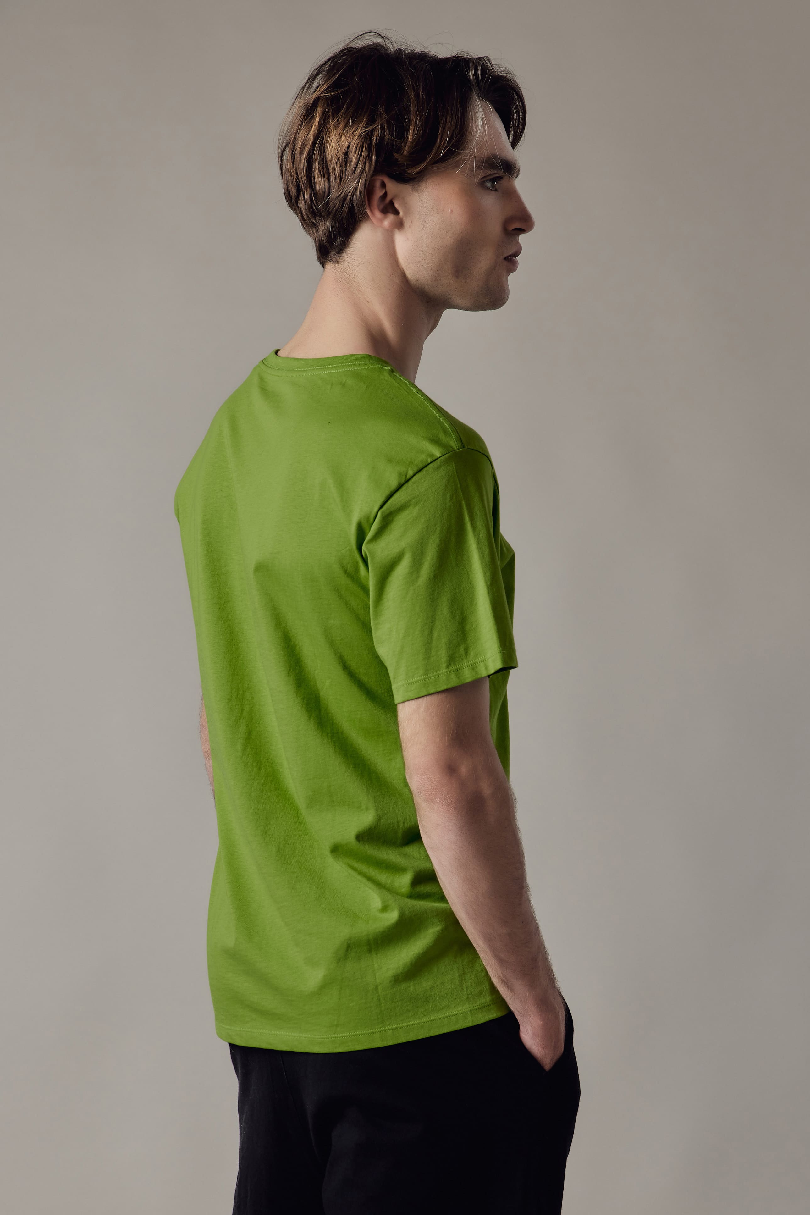 T-Shirt Girocollo Verde Mela