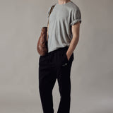 Joggers Felpati Dritti Nero