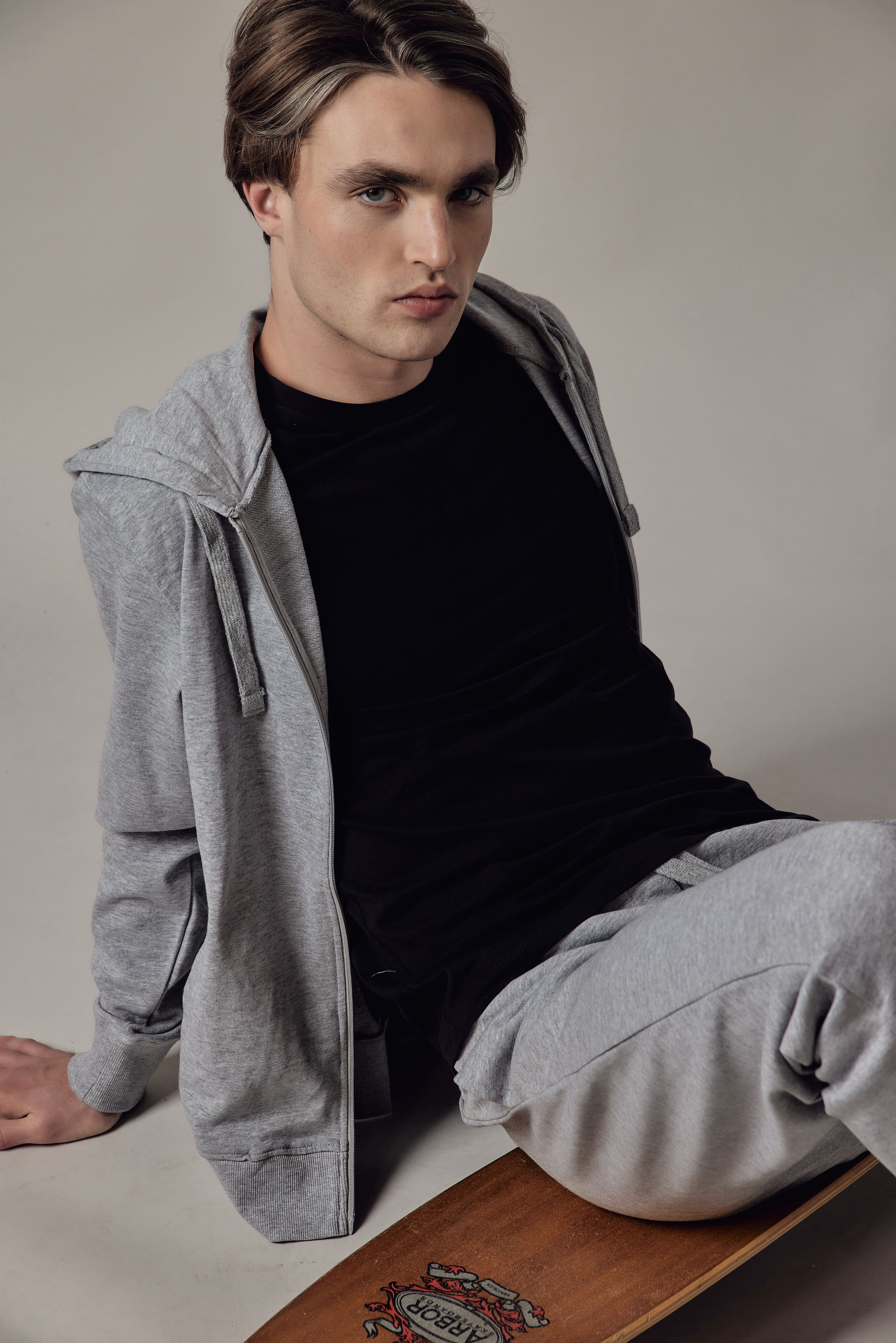 T-Shirt Girocollo Elasticizzata Nero