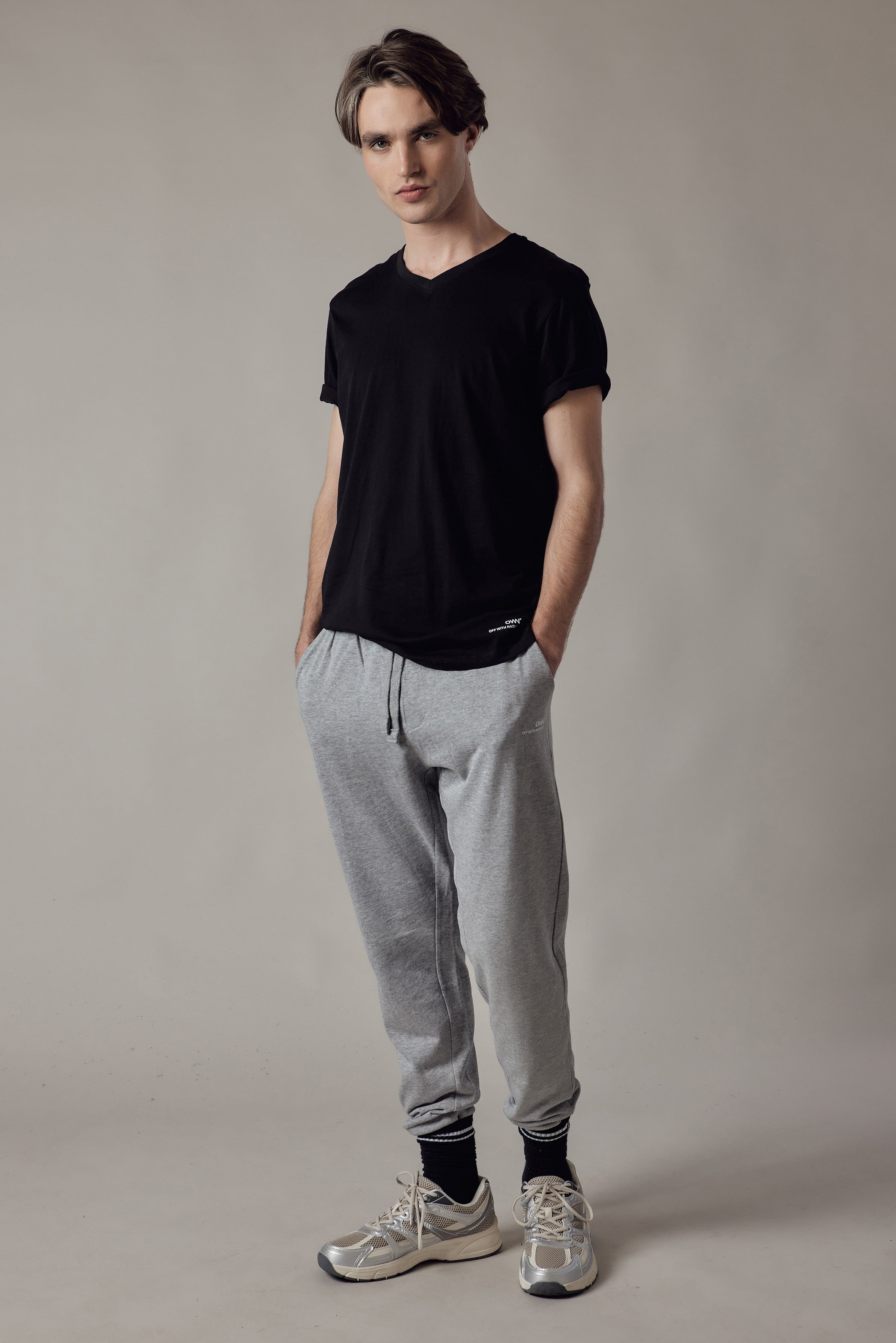 Black V-Neck T-Shirt