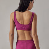 Set Active Leggings + Fuchsia Sports Top