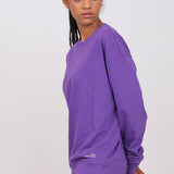 Unisex Oversized Crewneck Sweatshirt Purple
