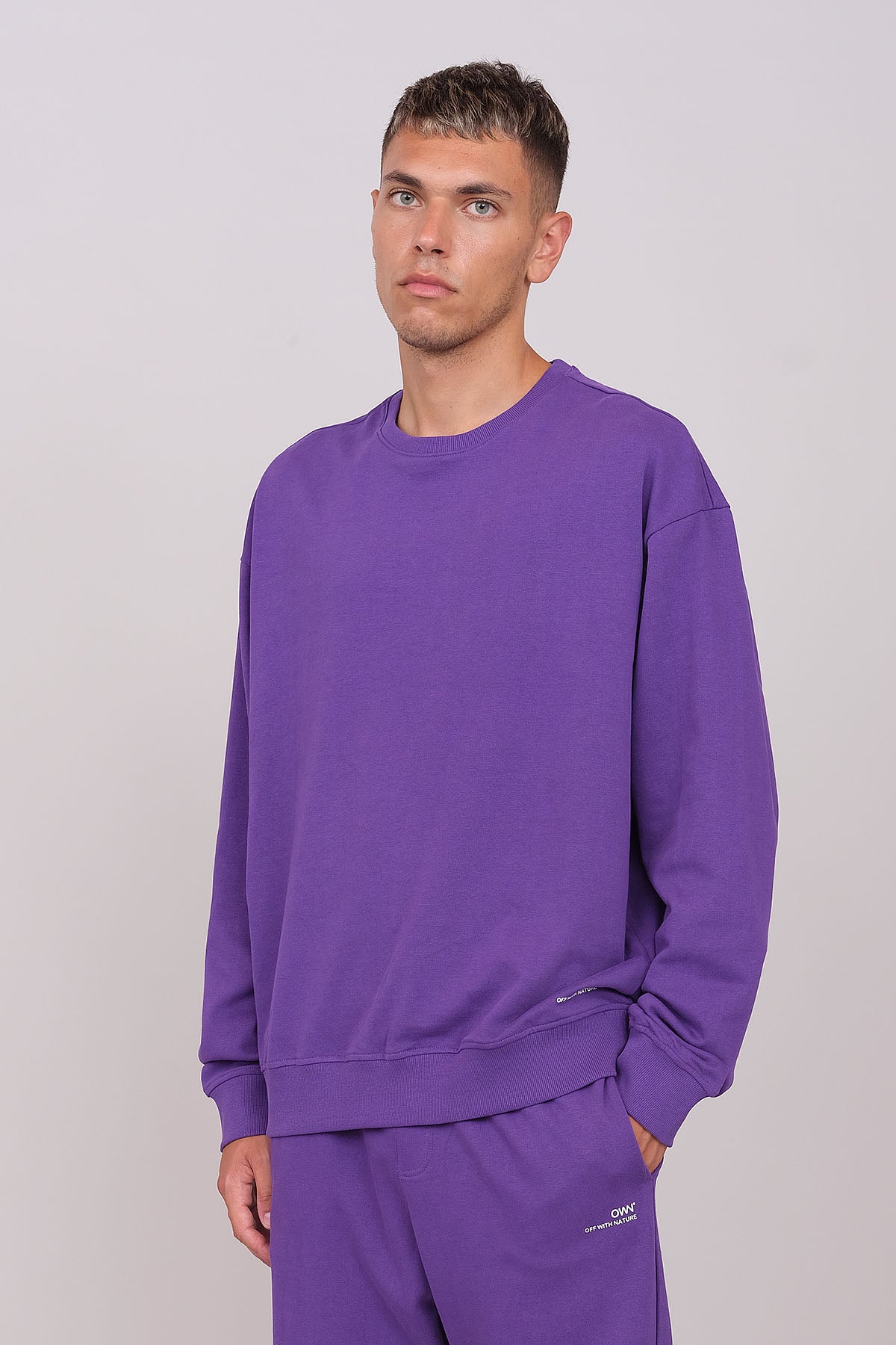 Felpa Girocollo Oversize Unisex
