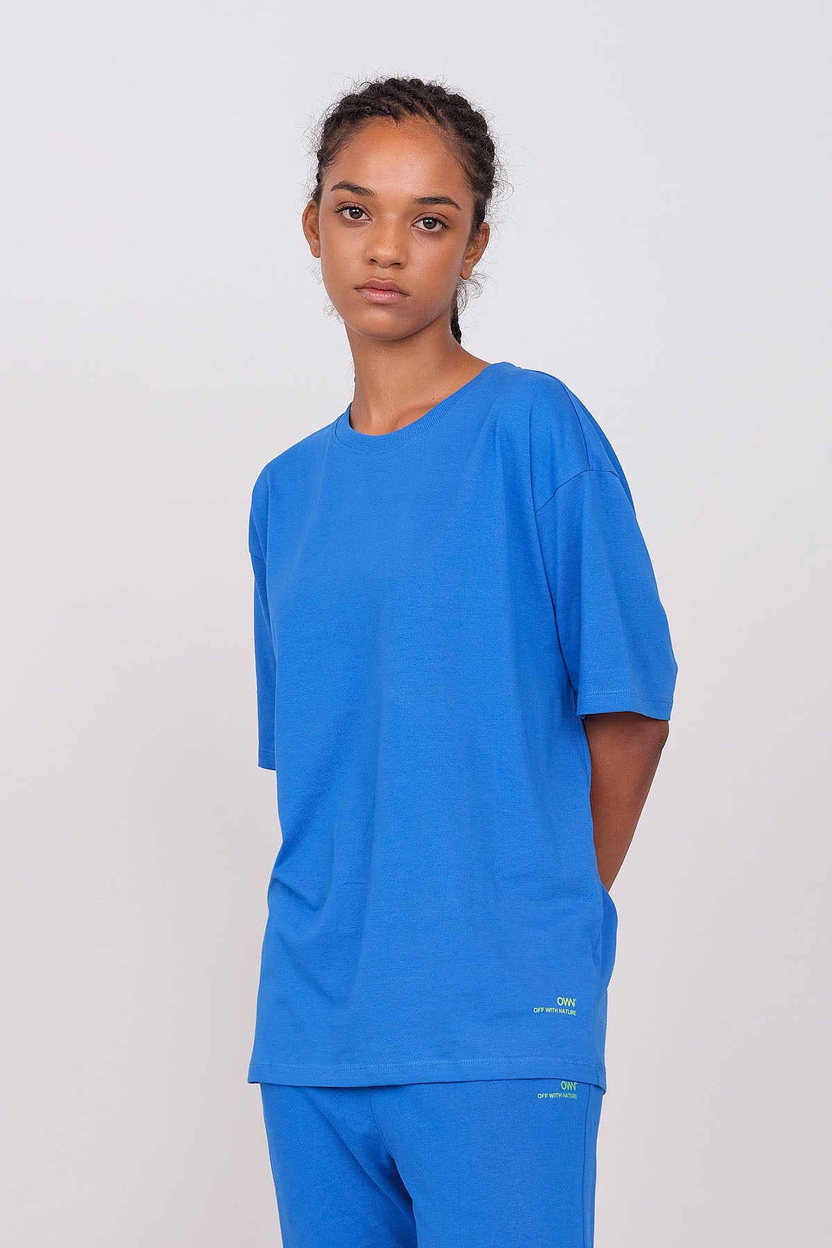 Unisex oversized crew-neck t-shirt