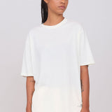 T-Shirt Girocollo Oversize Unisex Burro