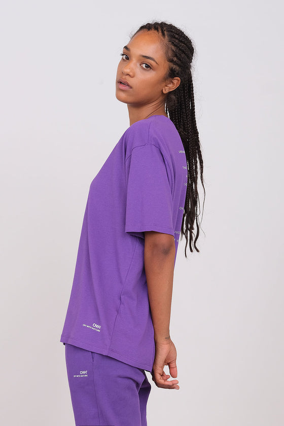 T-shirt girocollo oversize unisex
