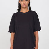 Unisex Oversized Crew Neck T-Shirt Black
