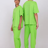 Unisex Oversized Crew Neck T-Shirt Apple Green