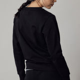Crew Neck Sweatshirt Black