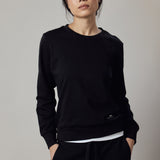 Crew Neck Sweatshirt Black