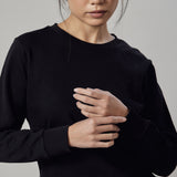 Crew Neck Sweatshirt Black