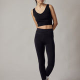 Black V-Neck Sports Top