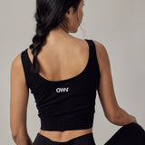 Set Active Leggings a Vita Alta + Top Sportivo Nero