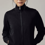 Felpa con Zip Nero