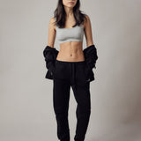 Straight Black Joggers