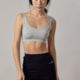 Light Grey Marl Sports Top