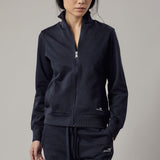 Felpa con Zip Blu