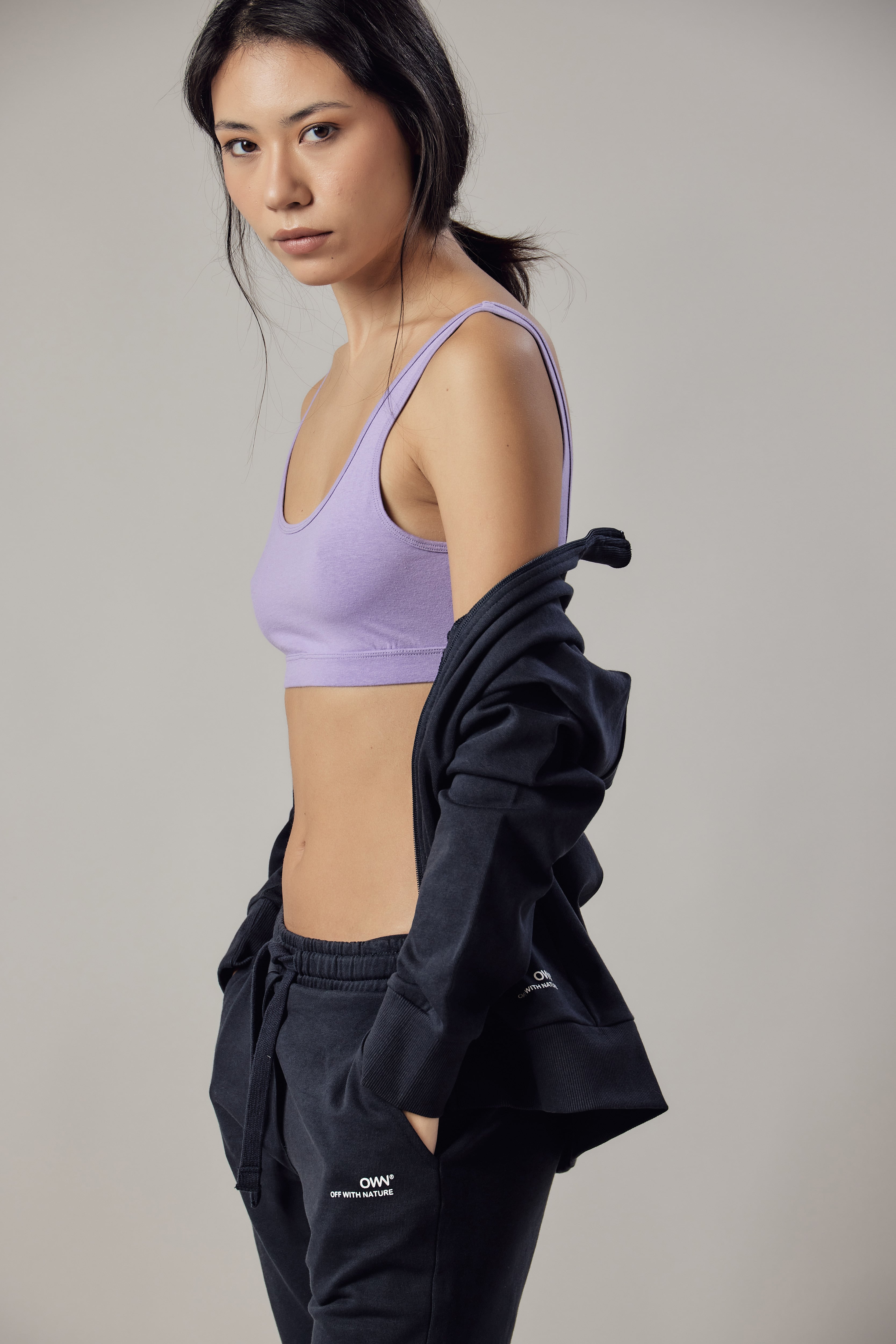 Lilac Sports Top