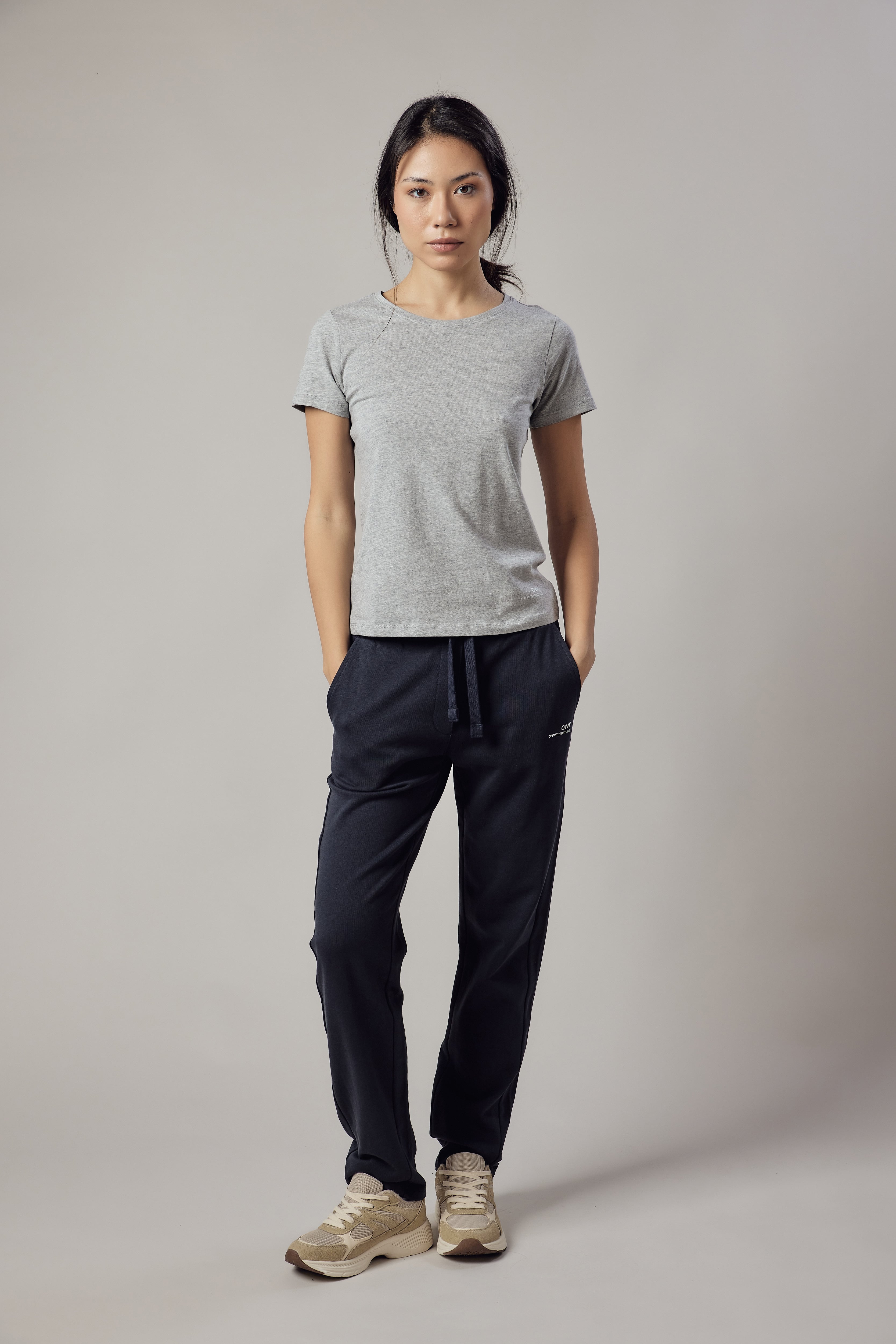Joggers Dritti Blu