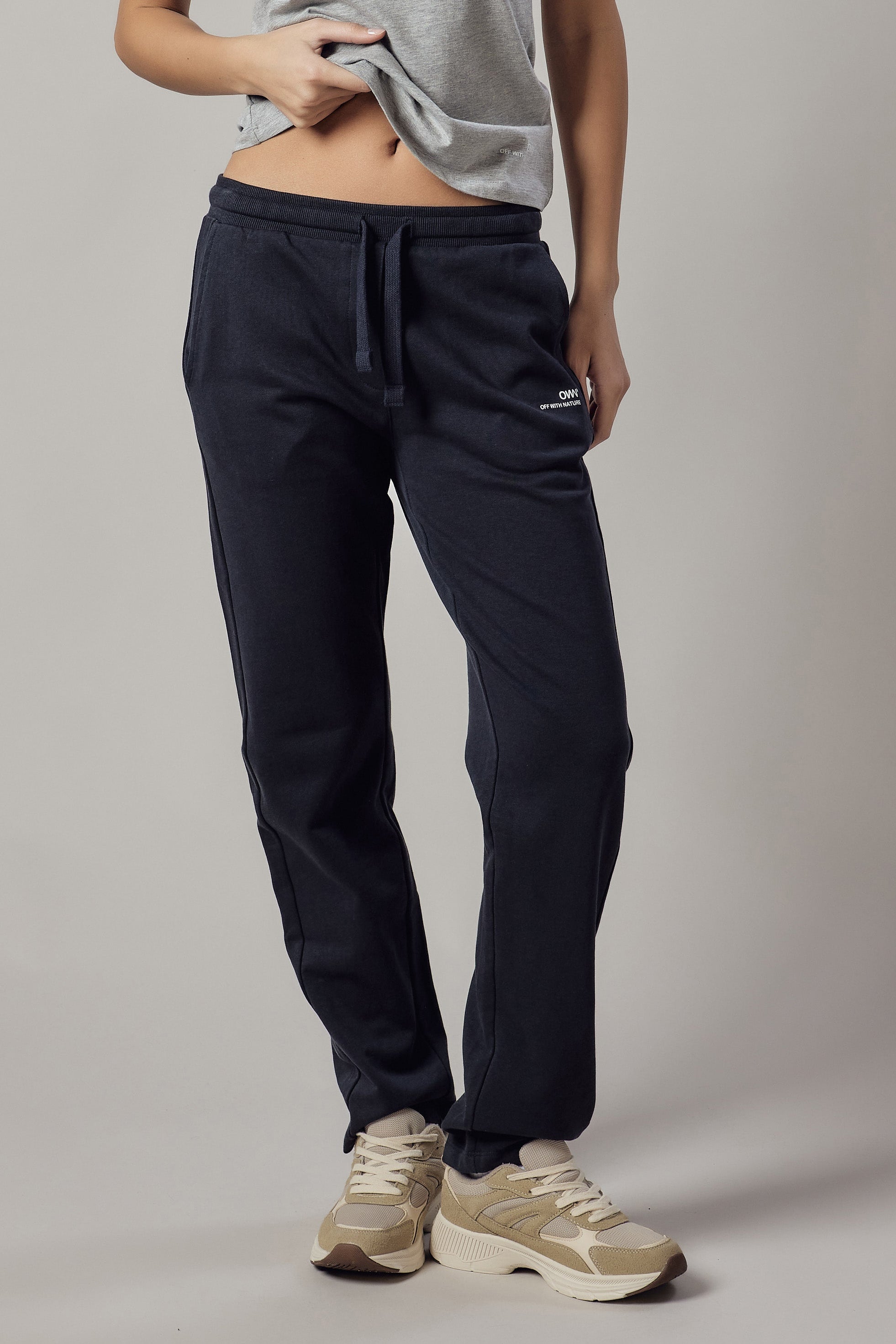 Joggers Dritti Blu