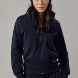 Felpa Felpata con Zip Blu