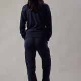Felpa Felpata con Zip Blu