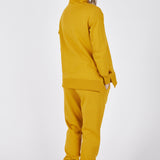 Hooded Sweatshirt with Side Slits + Fleece Joggers Set