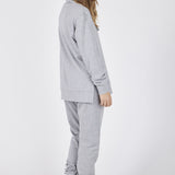 Hooded Sweatshirt with Side Slits + Fleece Joggers Set