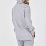 Hooded Sweatshirt with Side Slits + Fleece Joggers Set