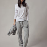 T-Shirt a Manica Lunga Bianco