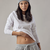 T-Shirt a Manica Lunga Bianco