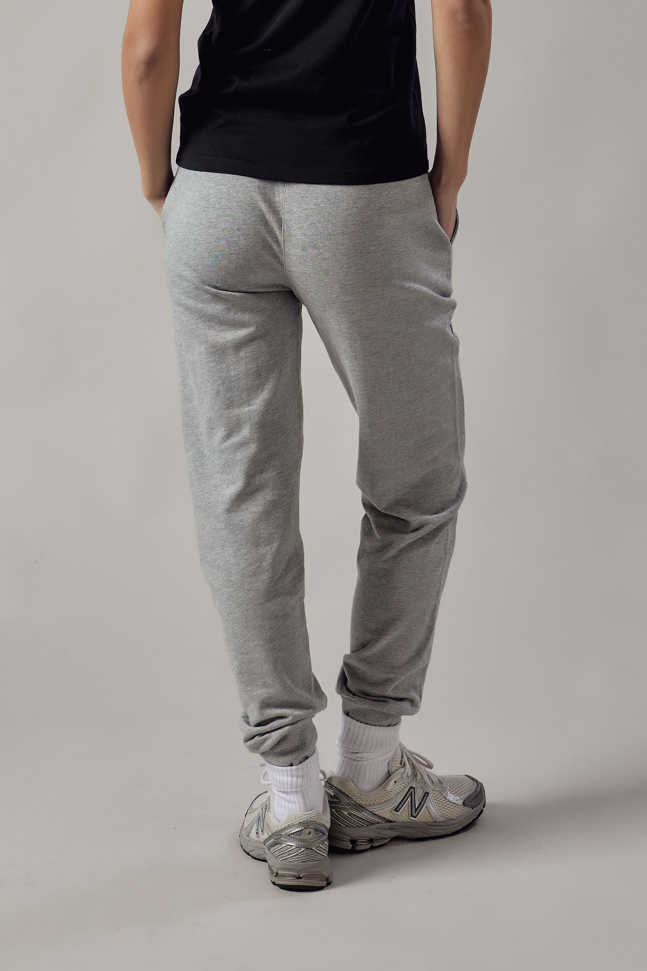 Joggers Grigio Chiaro Melange