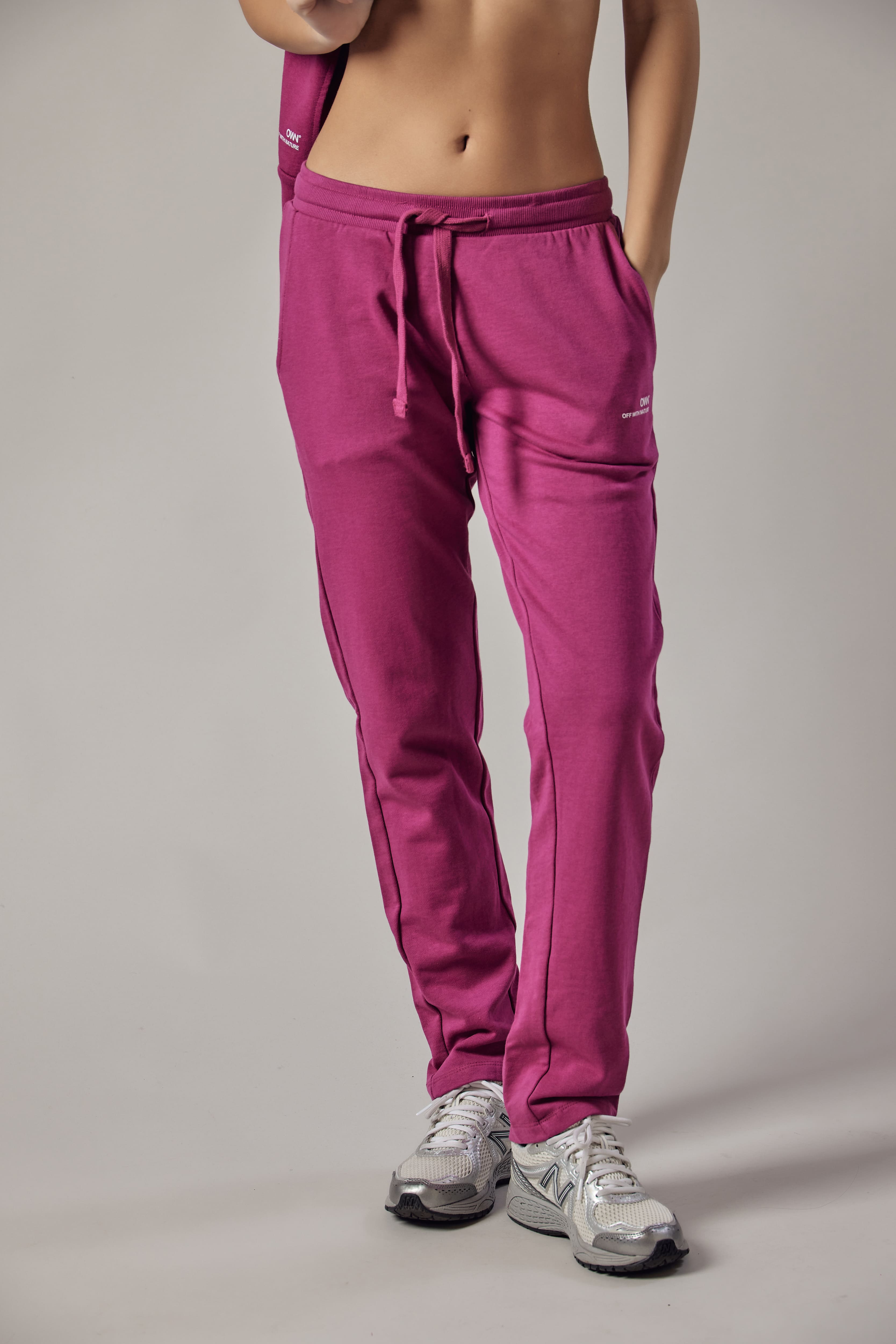 Joggers Dritti Fucsia