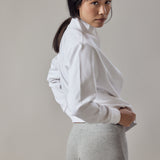White Zip Sweatshirt