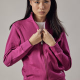 Fuchsia Zip-Up Hoodie