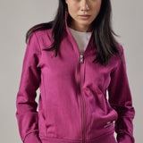 Fuchsia Zip-Up Hoodie