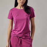 Fuchsia Crew Neck T-Shirt
