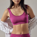 Fuchsia Sports Bra