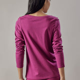 Fuchsia Long-Sleeved T-Shirt
