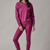 Felpa Girocollo Fucsia