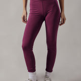 Leggings a Vita Alta Vinaccia